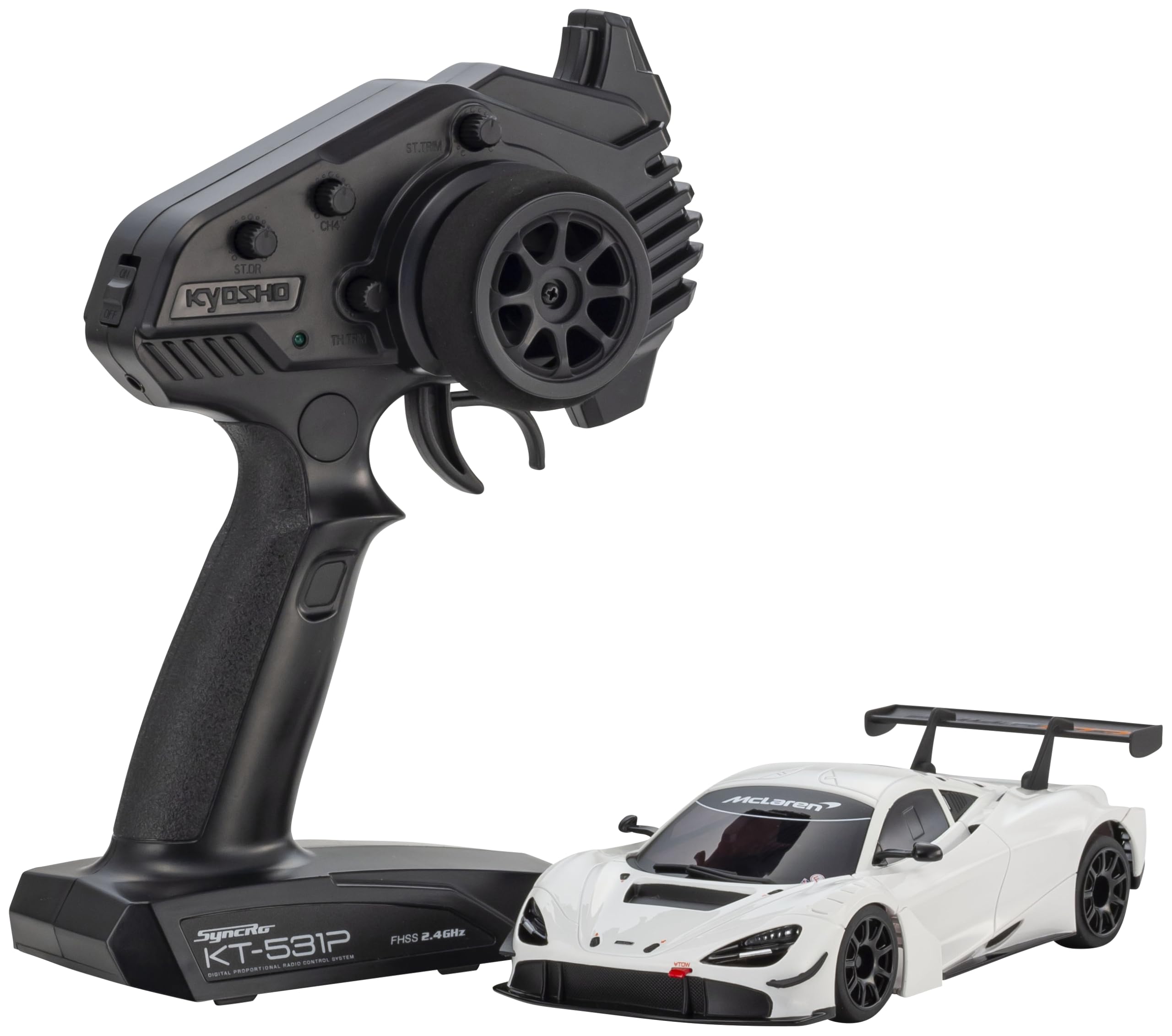 Kyosho Mr04Rwd McLaren 720S GT3 White Electric RC Car 32364W