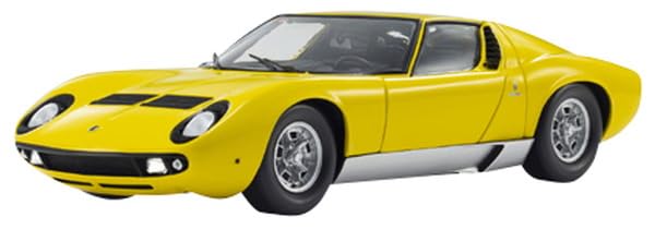 Kyosho 1/18 Scale Lamborghini Miura P400 Yellow Model Ks08314Y