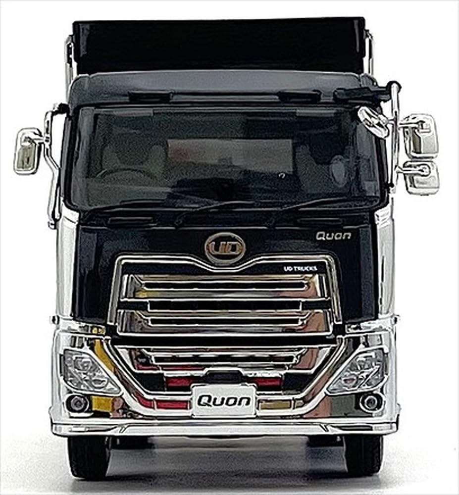 Kyosho 1/43 Ud Trucks Quon Kyokuto Dump Truck Black Metallic Model Ks03940Bk