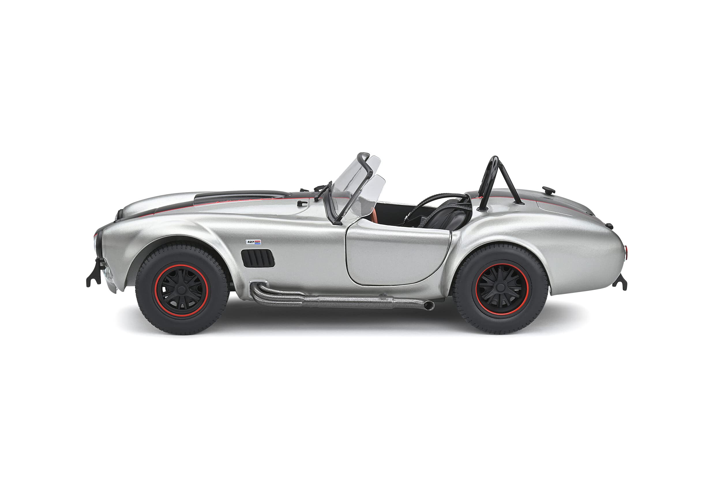 Kyosho Solido 1:18 Shelby Cobra 427 Mk.2 1965 Silver Diecast Model Car