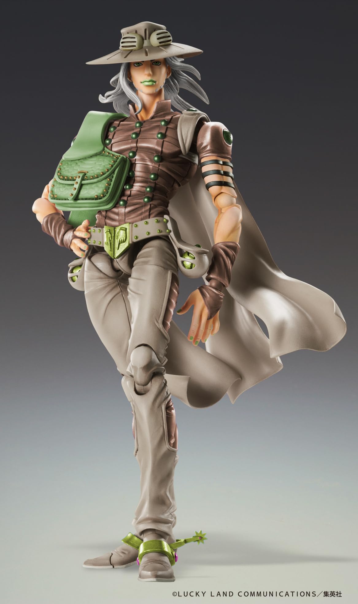 Medicos Entertainment JoJo's Part 7 Gyro Zeppeli Action Figure 155mm PVC ABS