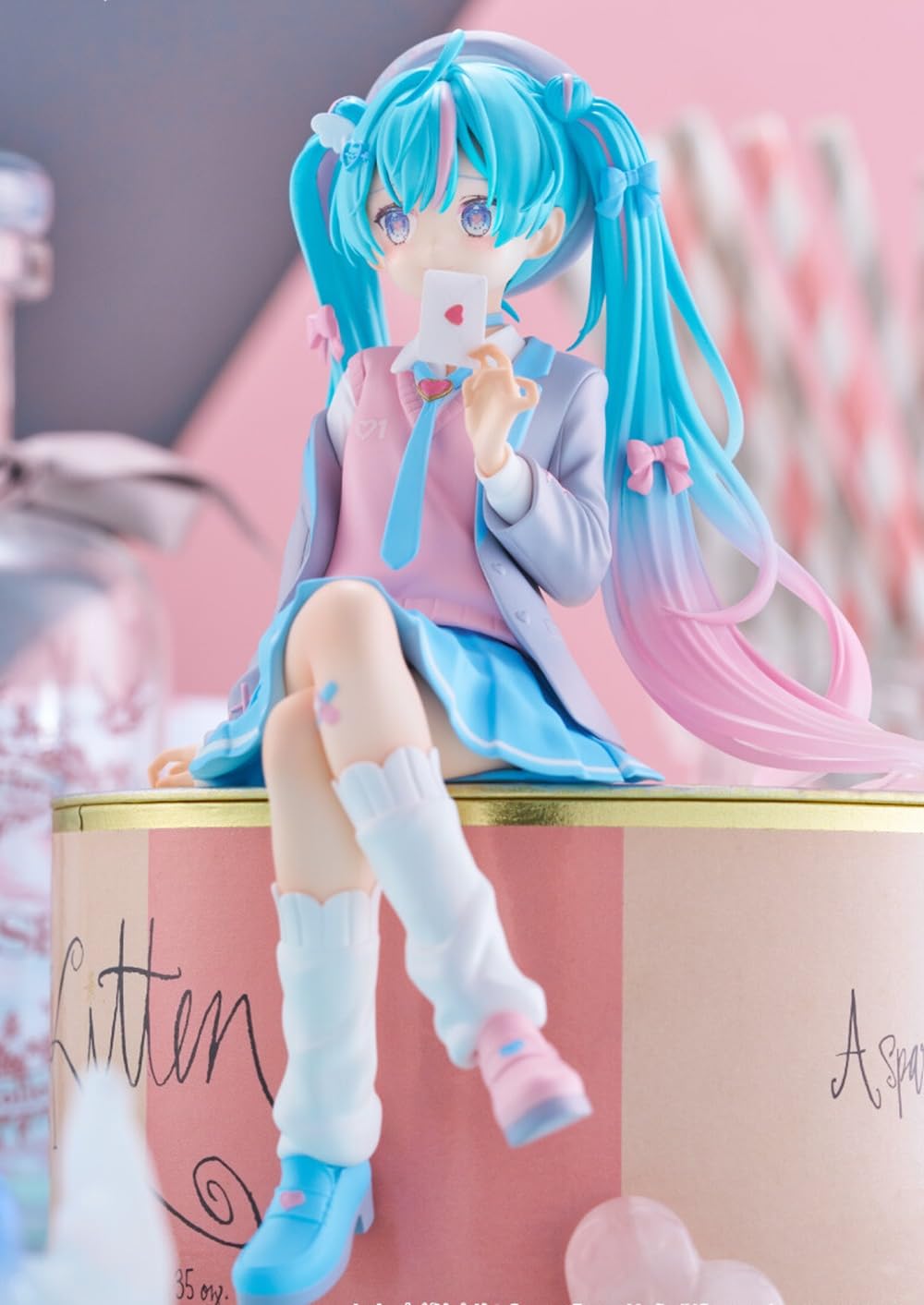 Furyu Miku Vocaloid Love Blazer Noodle Stopper Figure Collectible Model