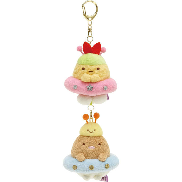San-X Sumikko Gurashi Collection Hanging Plush Toy Fried Shrimp Tail Mo09801- Japan Figure Store - #1 Bring To You The Best Japanese Goods