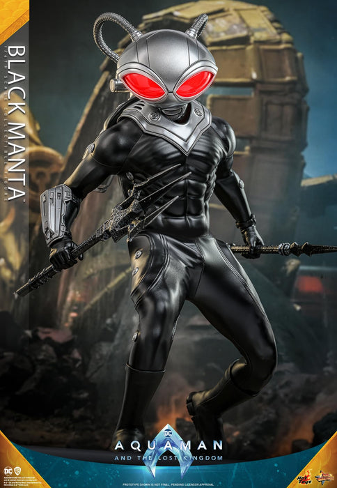 Hot Toys Movie Masterpiece Aquaman Black Manta 1/6 Scale Figure Collectible