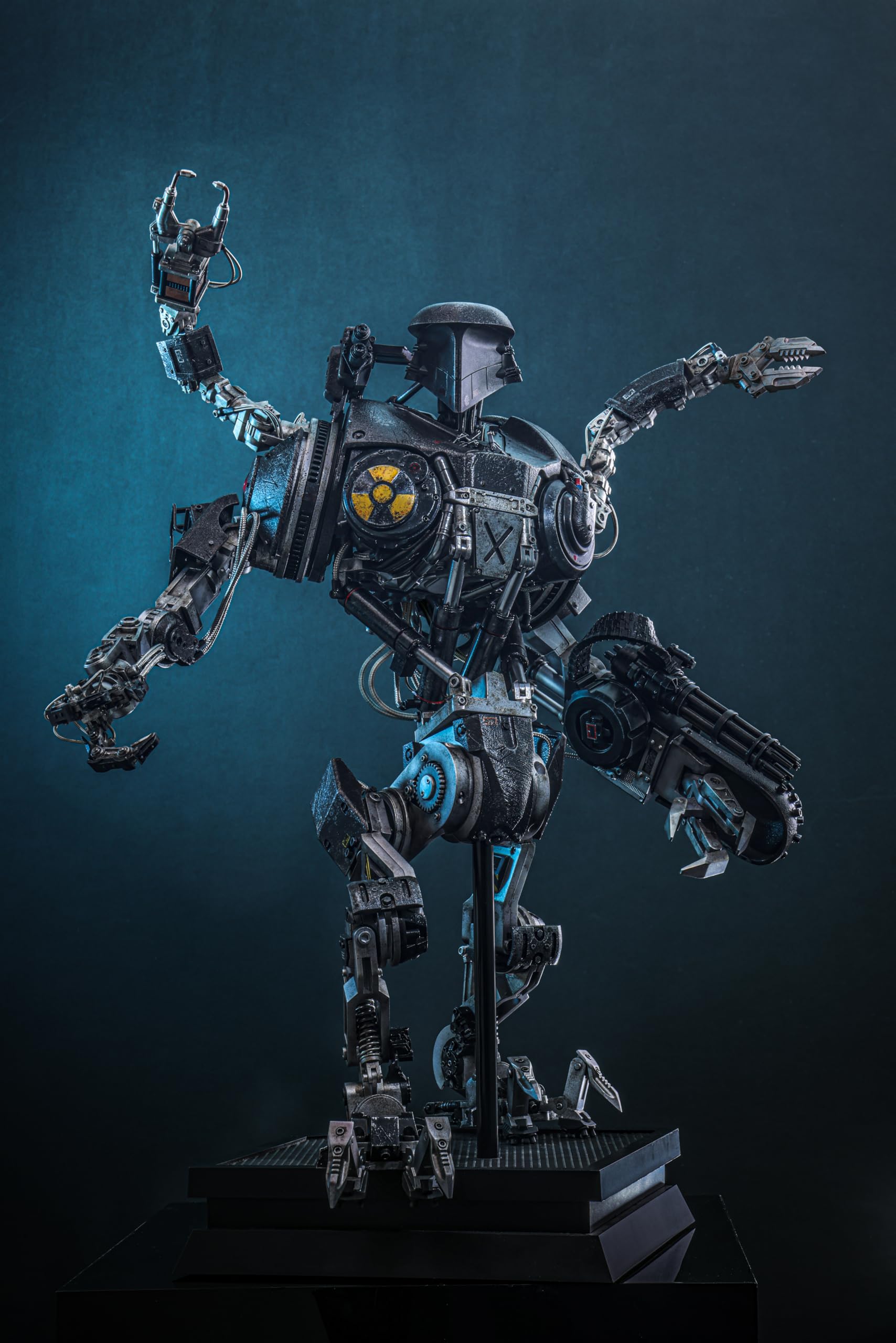 Hot Toys Movie Masterpiece Robocop 2 Robocane 1/6 Scale Figure Collectible