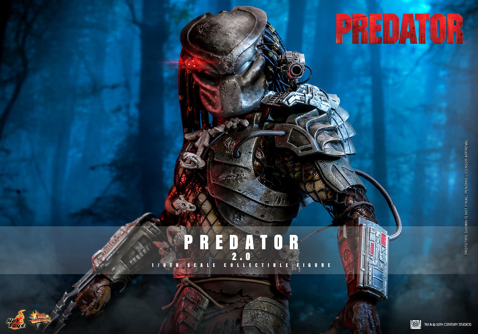 Hot Toys Movie Masterpiece Predator 2.0 1/6 Scale Action Figure