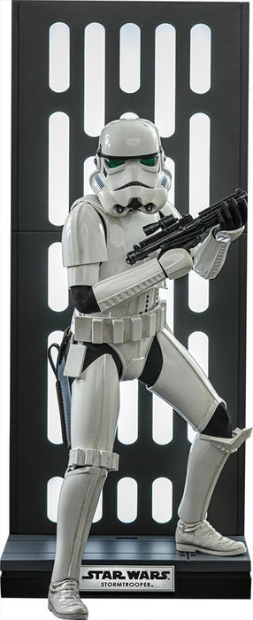 Hot Toys Movie Masterpiece Star Wars 1/6 Scale Stormtrooper with Backboard- Japan Figure Store - #1 Bring To You The Best Japanese Goods