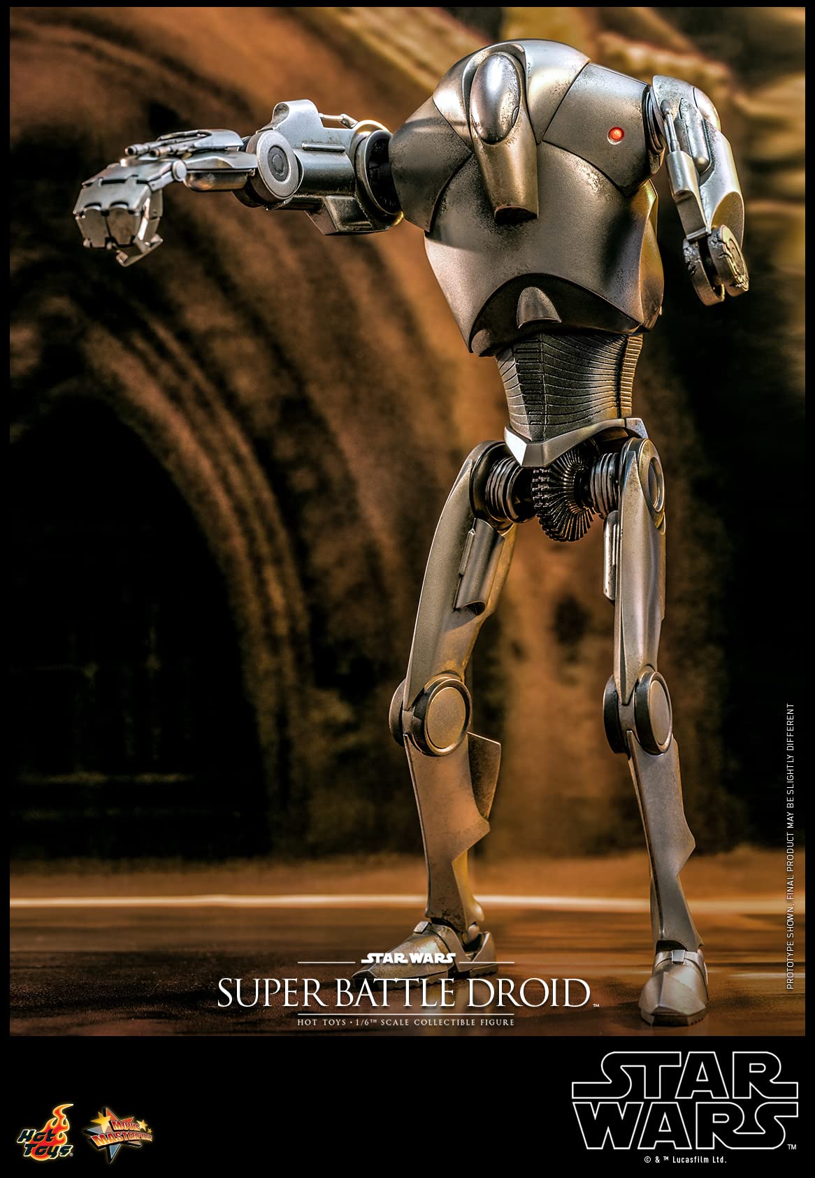 Hot Toys Movie Masterpiece Star Wars Ep2 Super Battle Droid Figure- Japan Figure Store - #1 Bring To You The Best Japanese Goods