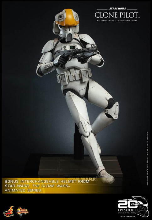 Hot Toys Star Wars Attack of the Clones Clone Pilot 1/6 Scale Figure 30cm