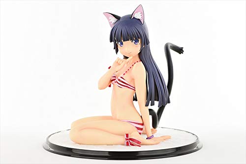 Orcatoys Meine kleine Schwester Schwarze Katze Gestreift 1/4 Scale PVC Figur mit Katzenohren