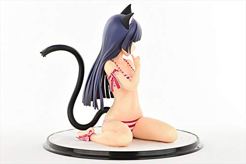 Orcatoys My Little Sister Black Cat Striped Figurine en PVC à l'échelle 1/4 avec oreilles de chat