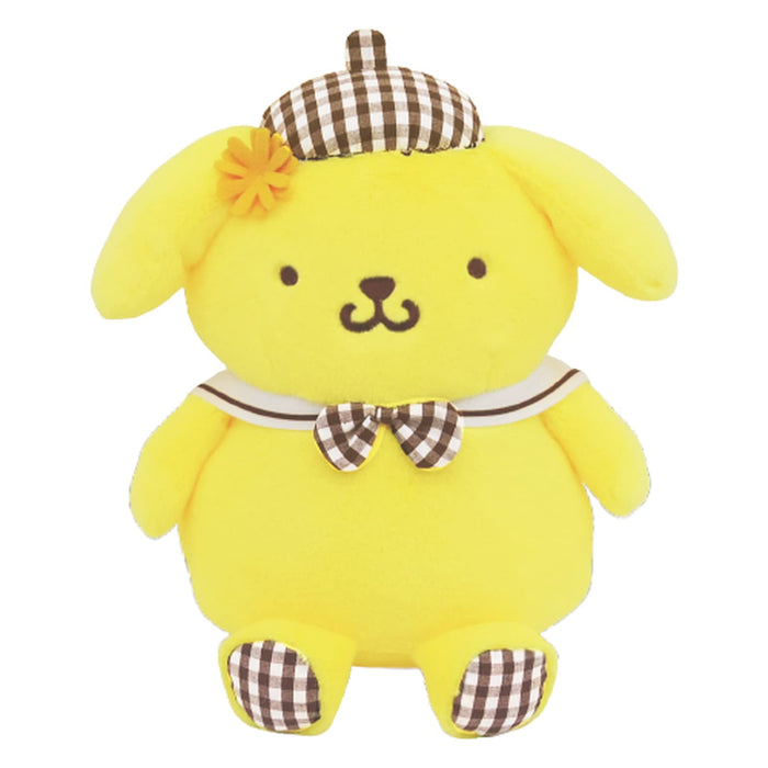 Sanrio Nakajima Gingham Angel Plush Pompompurin Toy 180049-23- Japan Figure Store - #1 Bring To You The Best Japanese Goods