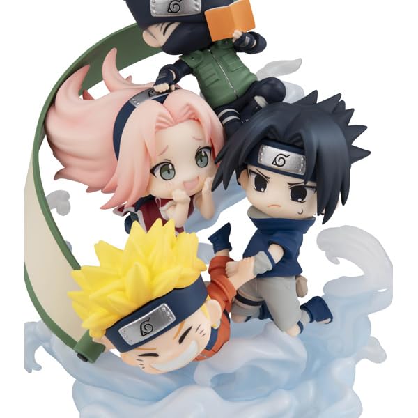 Megahouse Naruto Shippuuden Figunity Set: Sakura Kakashi Sasuke Naruto Exclusive- Japan Figure Store - #1 Bring To You The Best Japanese Goods