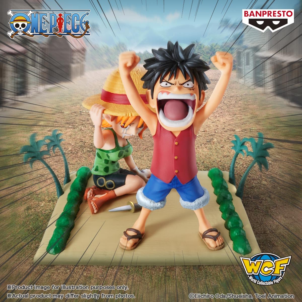 Banpresto One Piece Log Stories World Collectible Figure Luffy & Nami- Japan Figure Store - #1 Bring To You The Best Japanese Goods