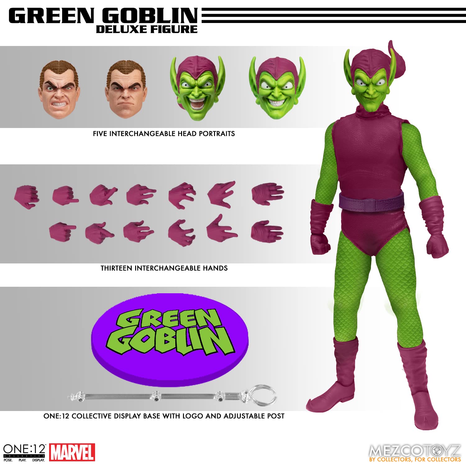 Mezco One:12 Collective Green Goblin 1/12 Action Figure Deluxe Edition- Japan Figure Store - #1 Bring To You The Best Japanese Goods