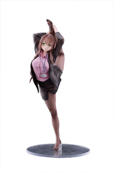 Magi Arts Pink Flexible Office Lady 1/6 Figure with Tapestry- Japan Figure Store - #1 Bring To You The Best Japanese Goods