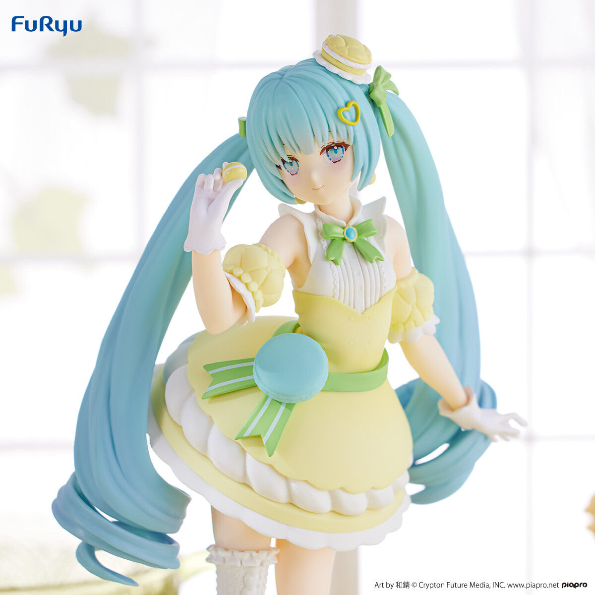 Furyu Piapro Hatsune Miku Sweet Sweets Citron Macaron Ver. Figurine- Japan Figure Store - #1 Bring To You The Best Japanese Goods