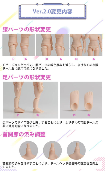 Genesis Piccodo Body10 Deformed Doll Body Tan Skin Version 2.0- Japan Figure Store - #1 Bring To You The Best Japanese Goods