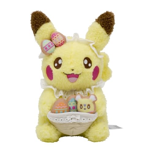 Pokemon Center Yum Yum Easter Pikachu Plush Toy - Soft 8 Collectible