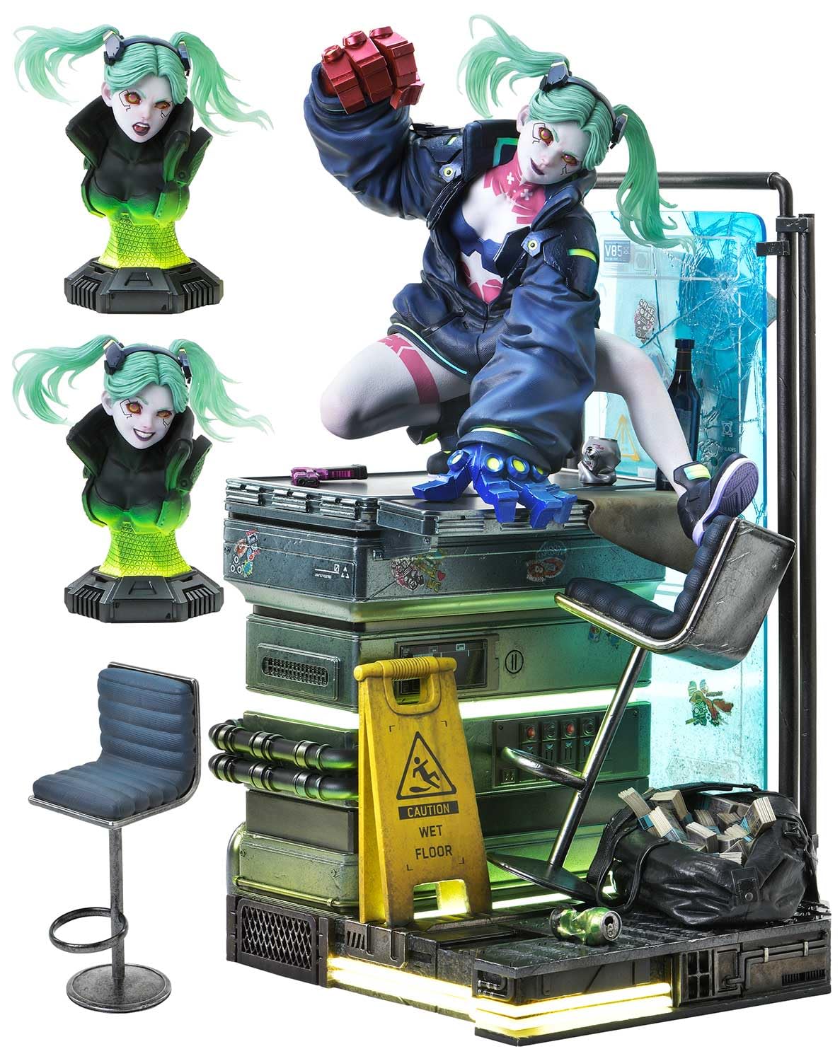Prime 1 Studio Cyberpunk Edge Runners Rebecca 1/4 Scale Figure 640mm Dx Edition