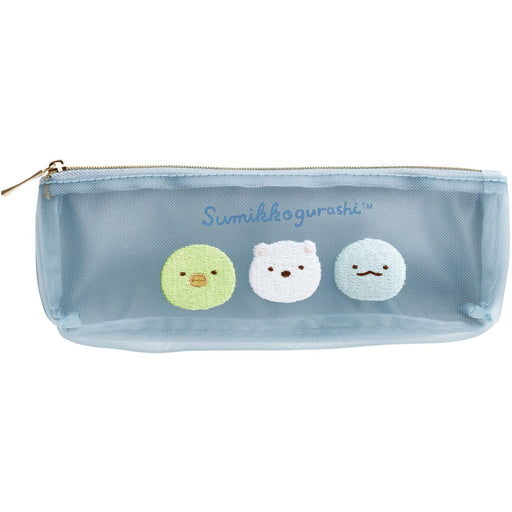 San-X Sumikko Gurashi Mesh Pen Pouch Pt16203 - Stylish & Durable Storage- Japan Figure Store - #1 Bring To You The Best Japanese Goods
