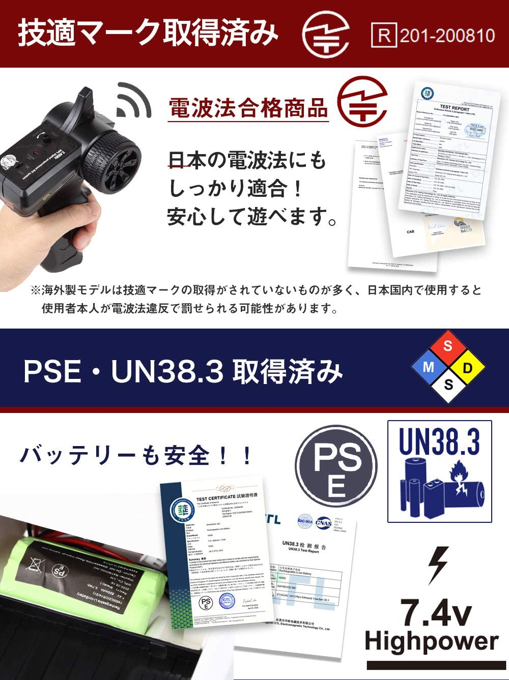 Raywood 1/16 Scale 4WD RC Car with Battery - Authentic Rock Crawler- Japan Figure Store - #1 Bring To You The Best Japanese Goods