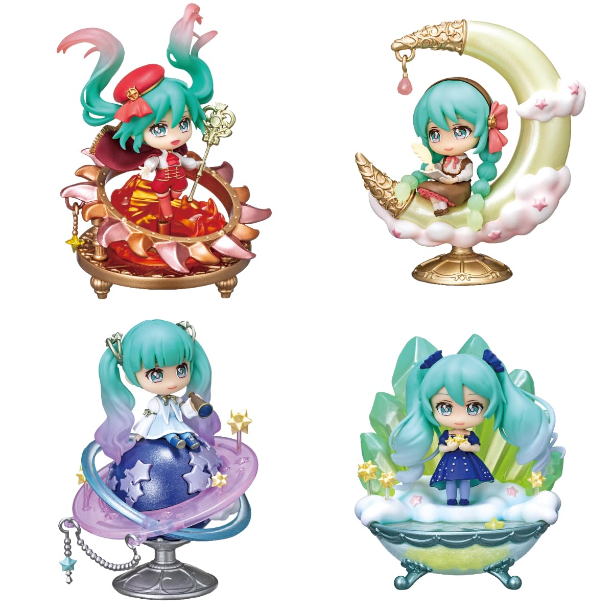 Re-Ment Hatsune Miku Starry Night Sky 4 Set Figure Collection Japan Exclusive- Japan Figure Store - #1 Bring To You The Best Japanese Goods