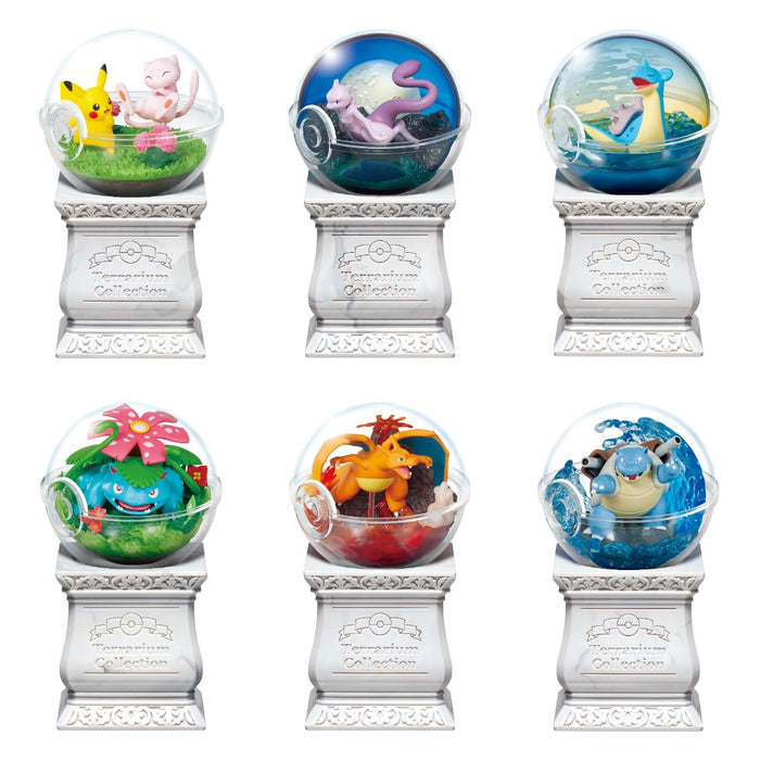 Coffret de 15 boîtes Re-Ment Pokémon Terrarium Collection en ATBC-PVC, ABS et acrylique