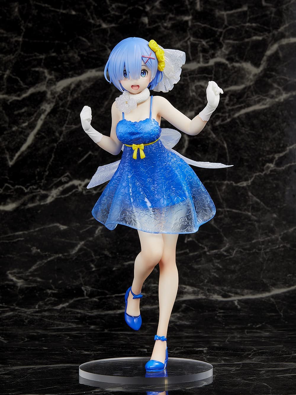Taito Re:Zero Rem Clear Dress Ver Precious Figure Collectible