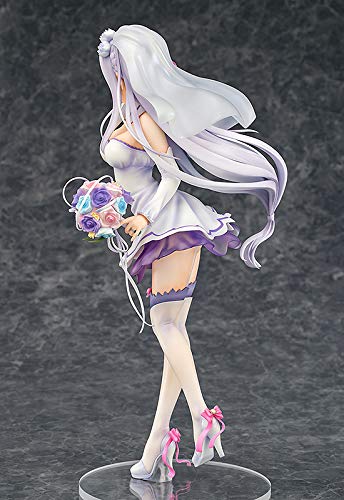 Phat Company ReZero Emilia Wedding Ver 1/7 Scale ABS PVC Prepainted Figure