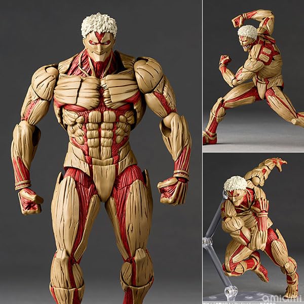 Kaiyodo Revoltech Amazing Yamaguchi Armored Titan Attack On Titan Figure