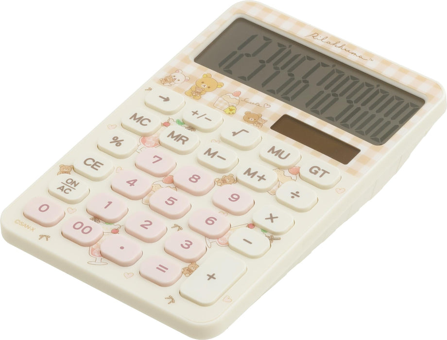 San-X Rilakkuma Calculator EM32602 - Cute and Functional Desk Tool- Japan Figure Store - #1 Bring To You The Best Japanese Goods