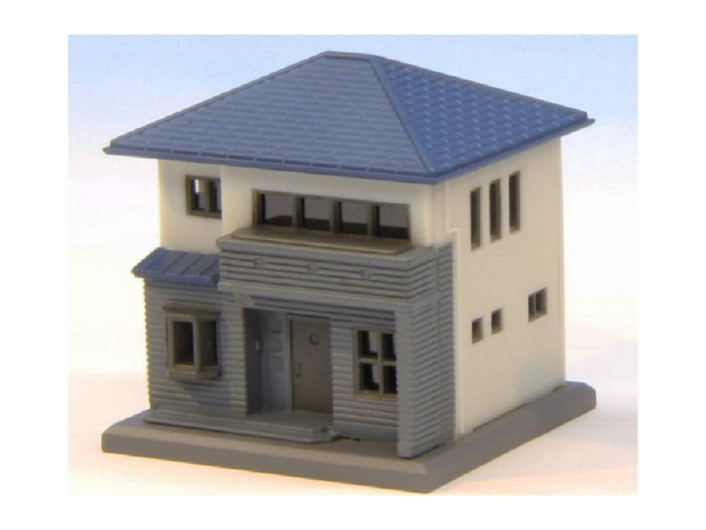 Rokuhan Z Gauge S044-1 Two-Story White House Model - Miniature Authentic Detail- Japan Figure Store - #1 Bring To You The Best Japanese Goods