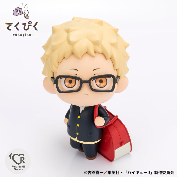 Rowtashii Noise Tekupiku Haikyu Tsukishima Kei 100mm PVC ABS Movable Figure