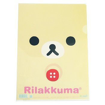 San-X Clear Holder Fy74802 308(R/K) - Durable 8.5x11 Document Organizer- Japan Figure Store - #1 Bring To You The Best Japanese Goods