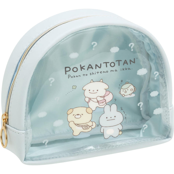San-X Pokantotan Clear Pouch Ca51001 | Durable Stylish and Compact- Japan Figure Store - #1 Bring To You The Best Japanese Goods