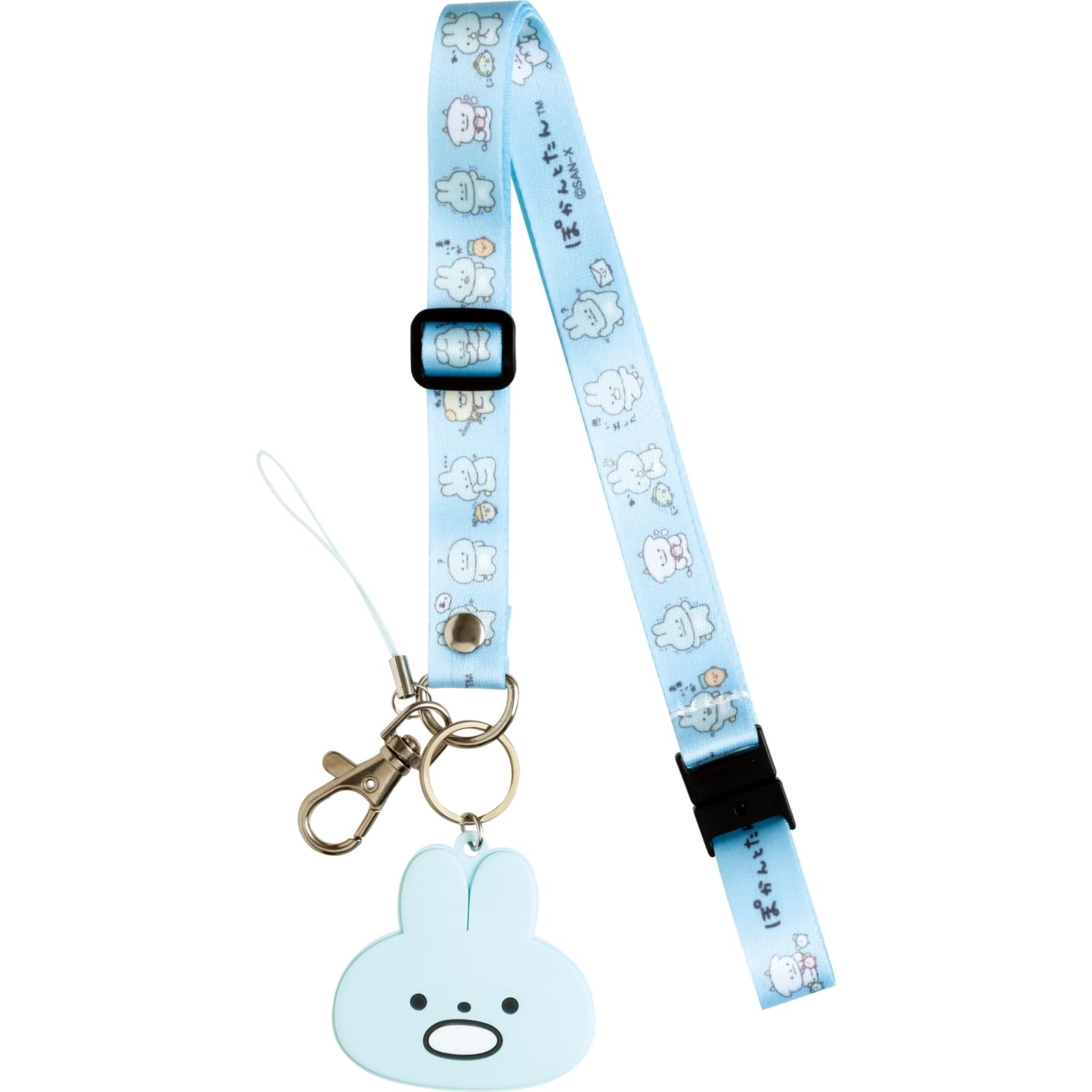 San-X Pokantotan Neck Strap AB21907 | Durable & Stylish Lanyard- Japan Figure Store - #1 Bring To You The Best Japanese Goods