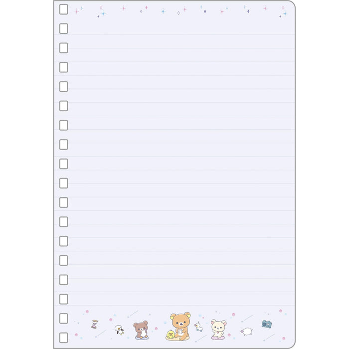 San-X Rilakkuma B6 Spiral Notebook Ny37402 Durable Lined Pages- Japan Figure Store - #1 Bring To You The Best Japanese Goods