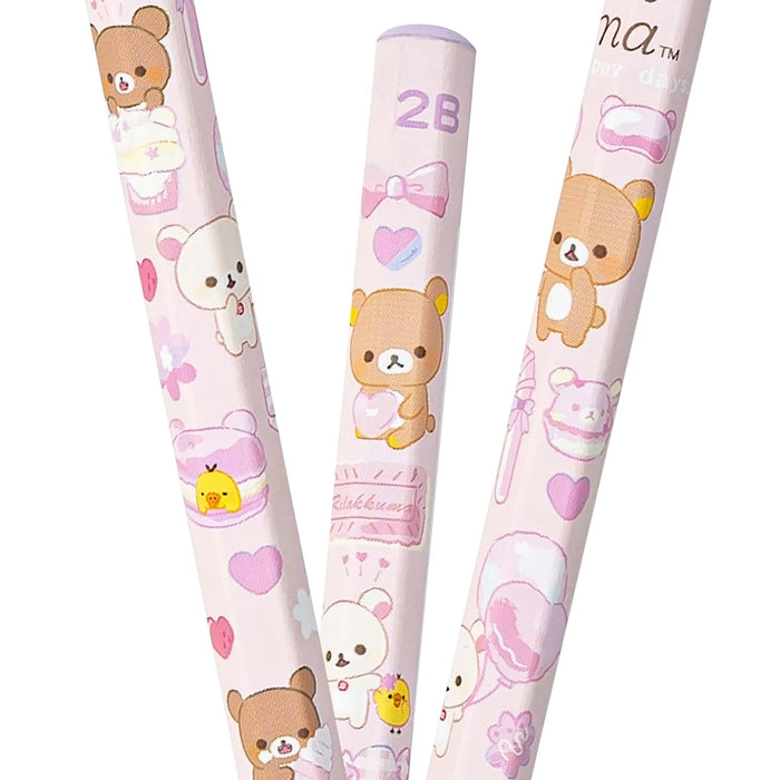 San-X Rilakkuma 2B Drawing Pencils - 1 Dozen Pack- Japan Figure Store - #1 Bring To You The Best Japanese Goods