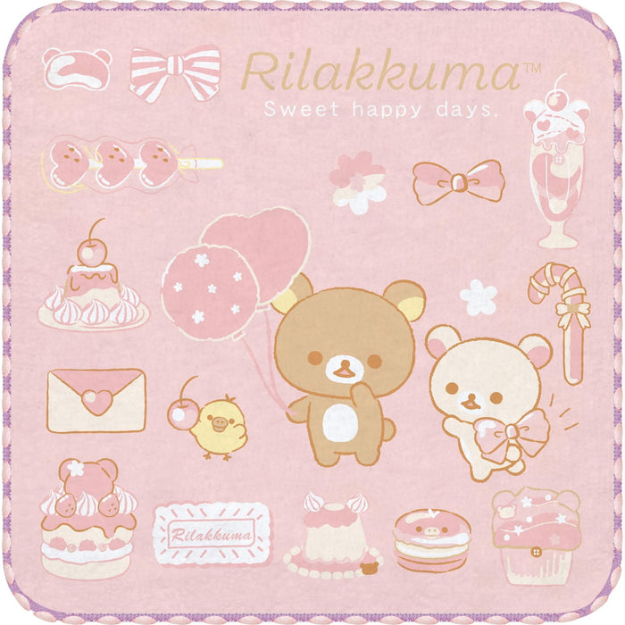San-X Rilakkuma Mini Towel Set of 3 - Soft and Absorbent Towels for All Ages- Japan Figure Store - #1 Bring To You The Best Japanese Goods