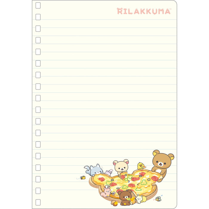 San-X Rilakkuma B6Sp Notebook - Everyone Is Full 18x12.5x1.2cm- Japan Figure Store - #1 Bring To You The Best Japanese Goods