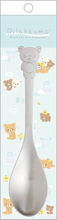 San-X Rilakkuma Stainless Steel Spoon Medium Size Ka20901- Japan Figure Store - #1 Bring To You The Best Japanese Goods