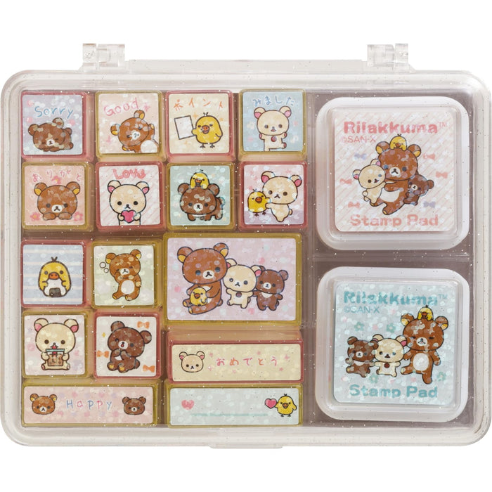 San-X Rilakkuma Stamp Set Ft70101 - Adorable Crafting Stamps for Kids and Adults- Japan Figure Store - #1 Bring To You The Best Japanese Goods