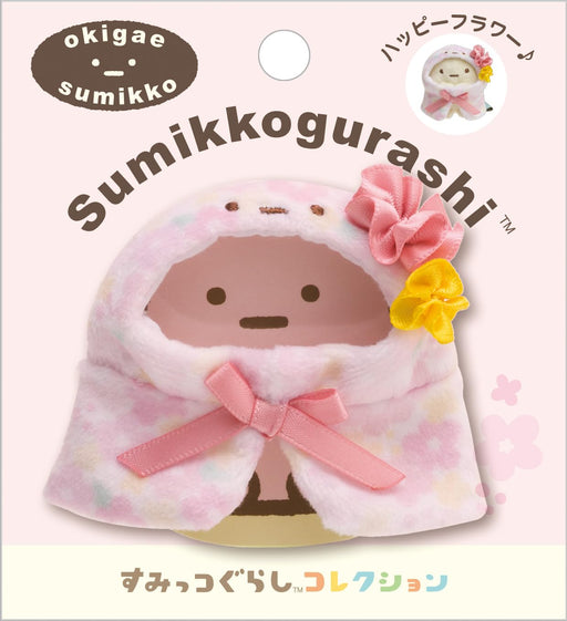 San-X Sumikko Gurashi Floral Poncho Dress-Up Cape Mx63501- Japan Figure Store - #1 Bring To You The Best Japanese Goods