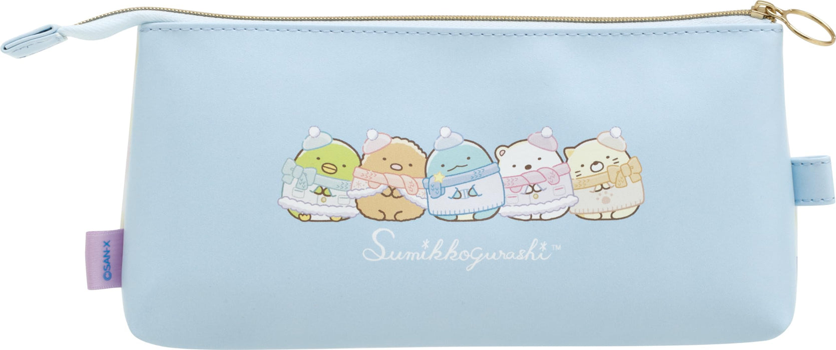 San-X Sumikko Gurashi Flat Pen Pouch Pt14001 – Cute and Compact Storage- Japan Figure Store - #1 Bring To You The Best Japanese Goods