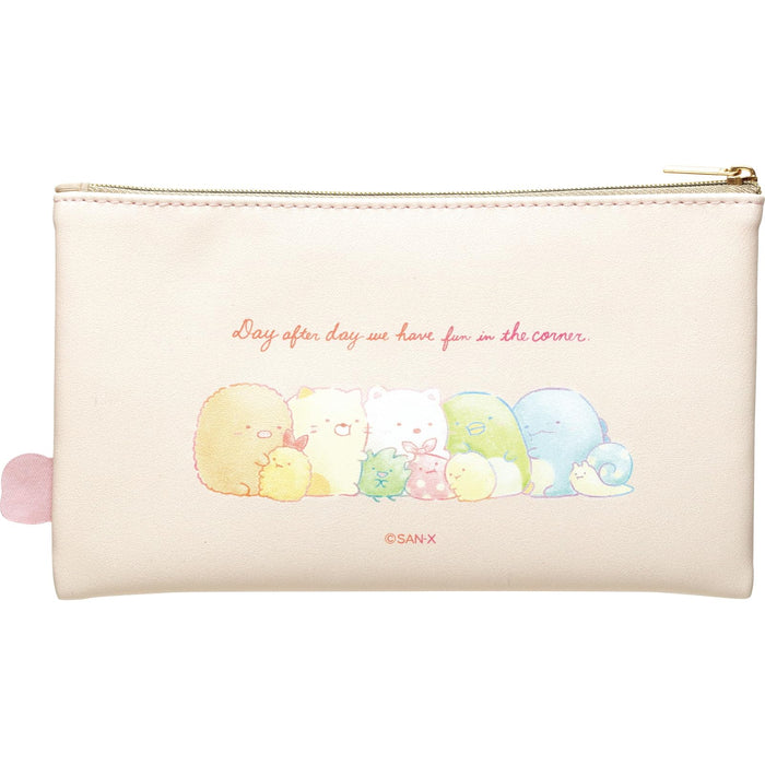 San-X Sumikko Gurashi Cat Flat Pouch Ca44804 - Cute and Functional Storage- Japan Figure Store - #1 Bring To You The Best Japanese Goods