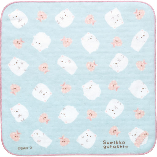San-X Sumikko Gurashi Mini Towel Polar Bear & Furoshiki Cm46501- Japan Figure Store - #1 Bring To You The Best Japanese Goods