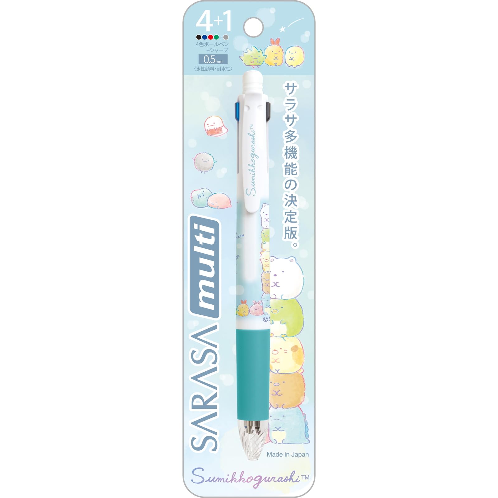 San-X Sumikko Gurashi Sarasa Multi 4+1 Pen Pr08902- Japan Figure Store - #1 Bring To You The Best Japanese Goods