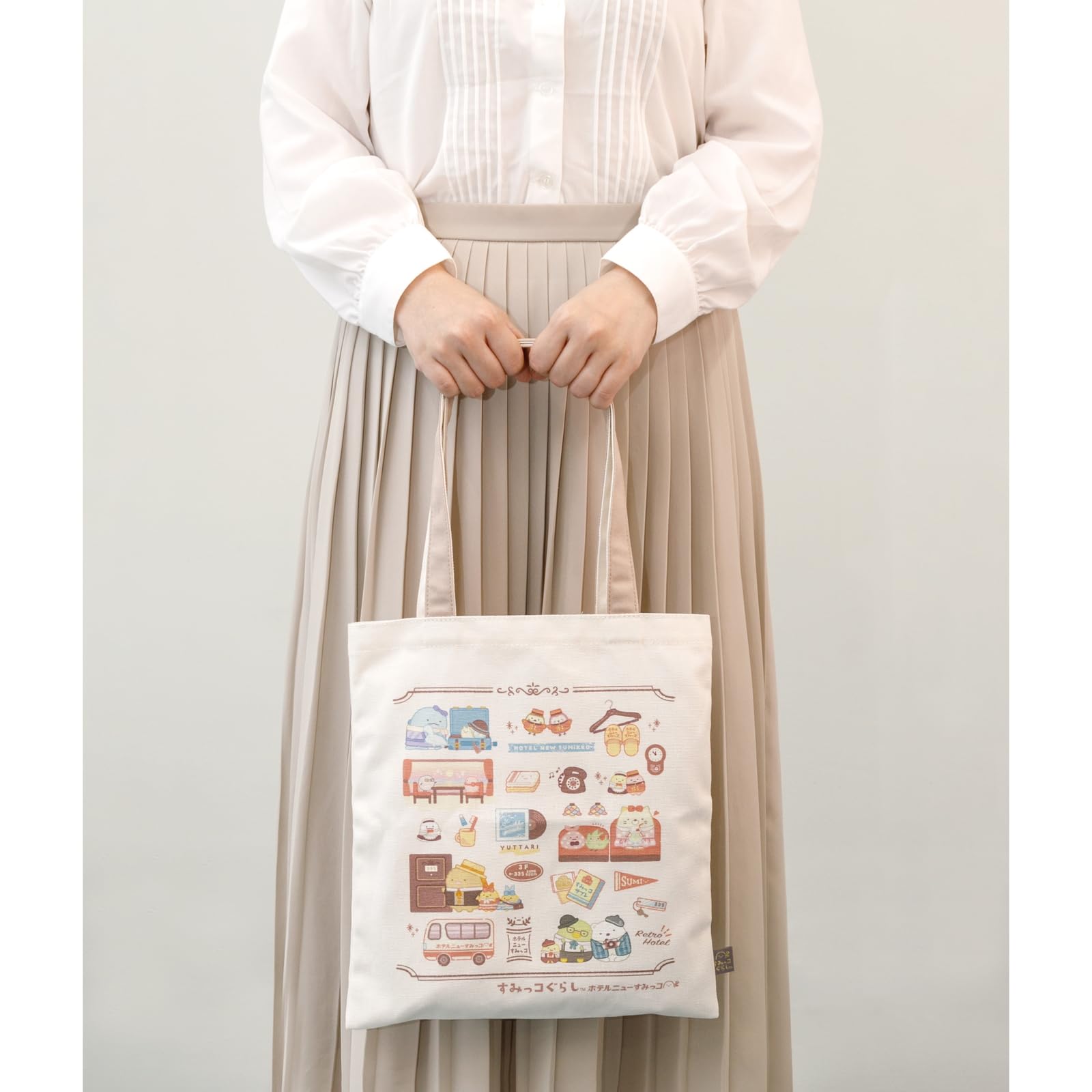 San-X Sumikko Gurashi Tote Bag Ca45401 - Adorable Durable Carry-All- Japan Figure Store - #1 Bring To You The Best Japanese Goods