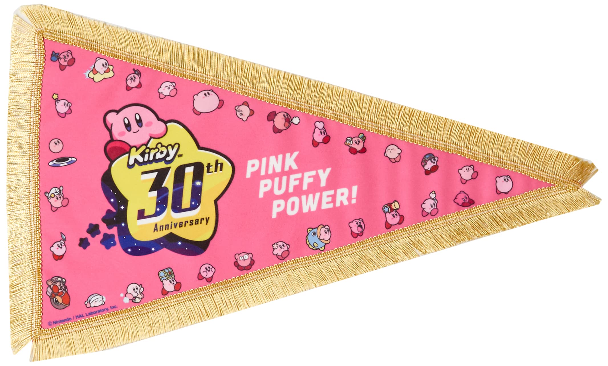 Sanei Boeki Kirby Of The Stars 30th Anniversary Pennant- Japan Figure Store - #1 Bring To You The Best Japanese Goods